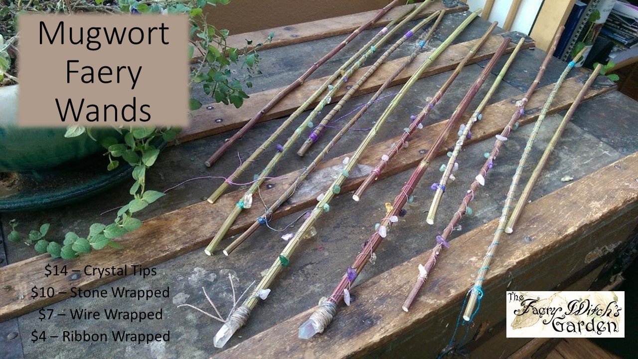 mugwort faery wands