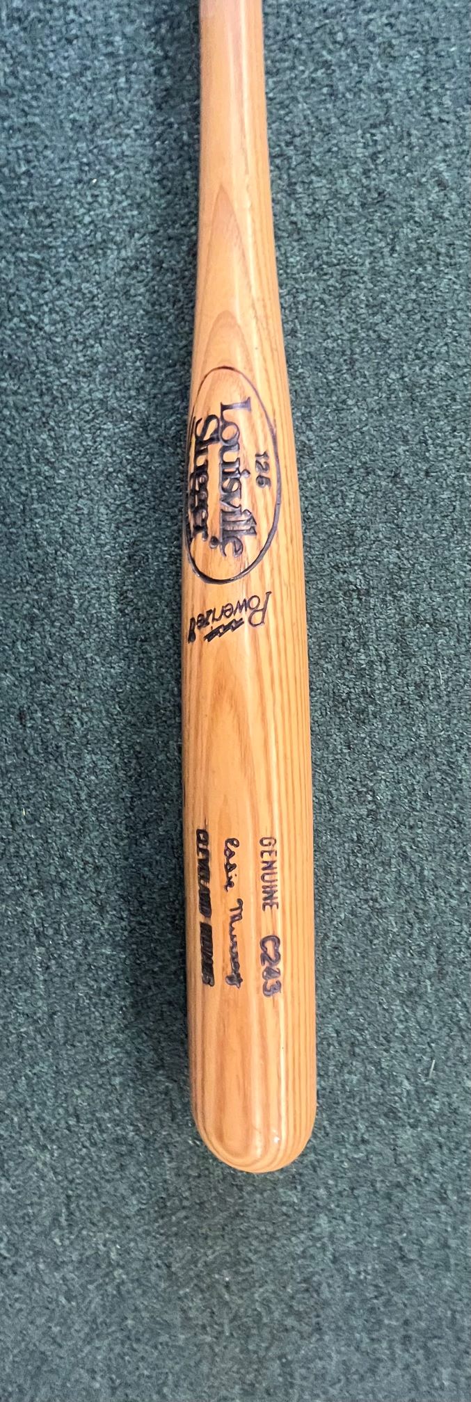 Eddie Murray Autographed Game Used Bat