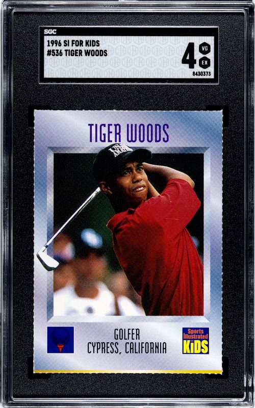 1996 Tiger Woods for the kids