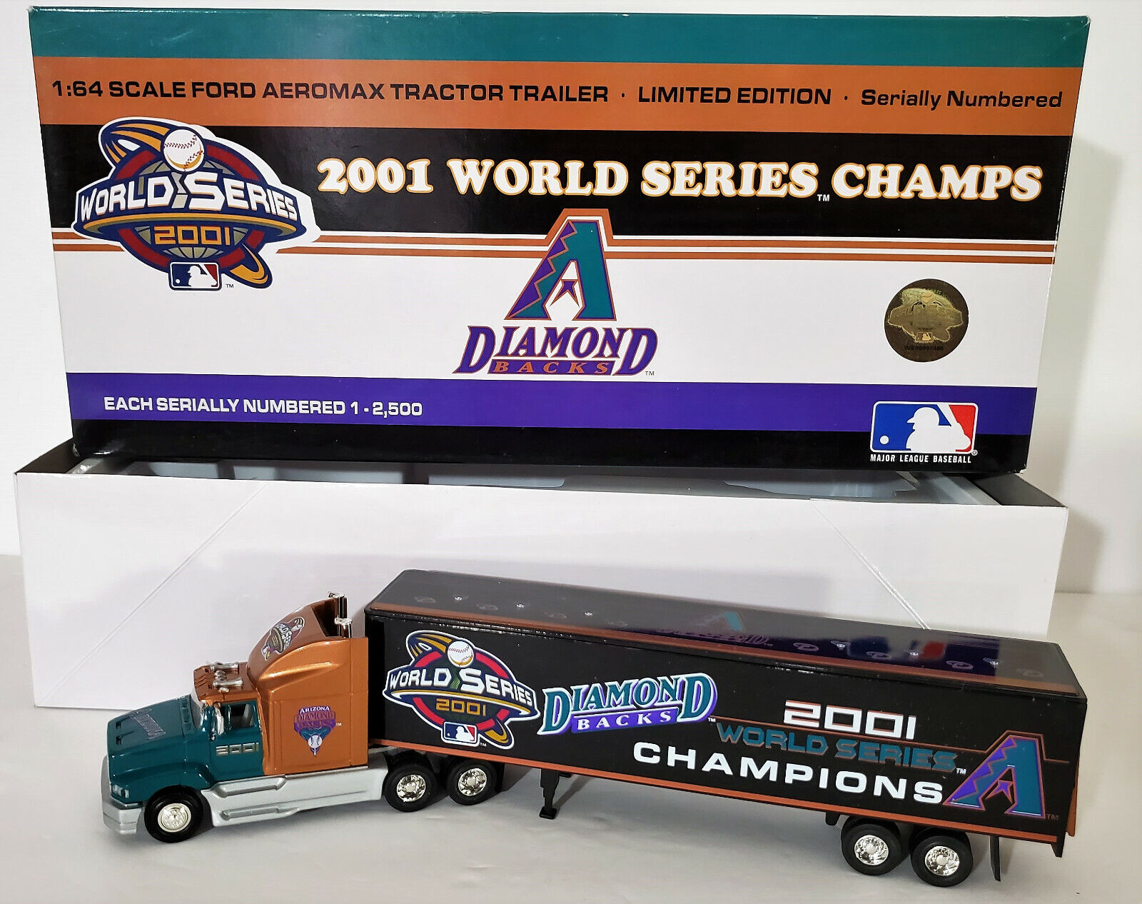Arizona Diamondbacks 2001 World Series Champs Tractor Trailer
