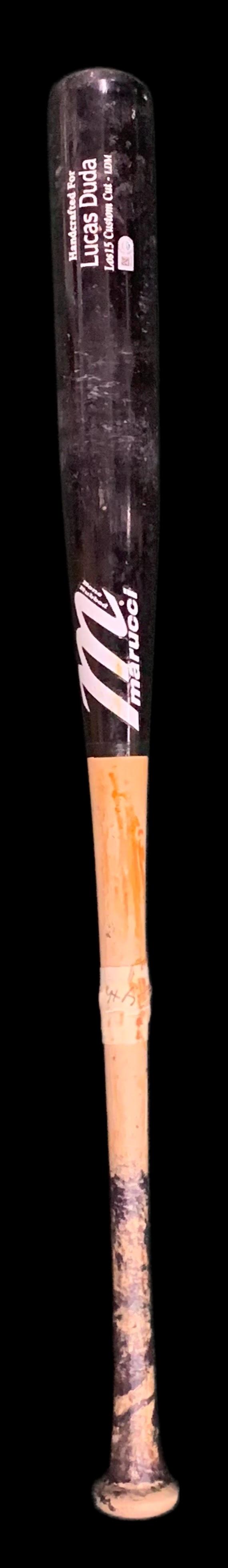 LUCAS DUDA NEW YORK METS GAME USED BAT