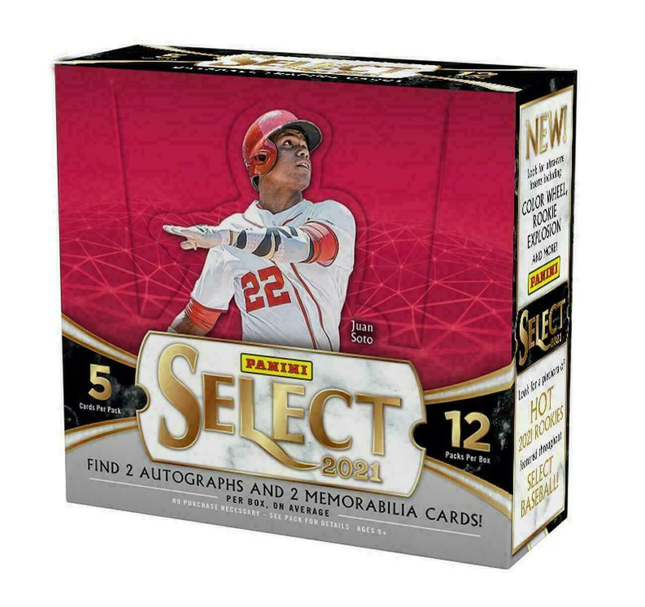 2021 Panini Select Baseball Hobby Box 