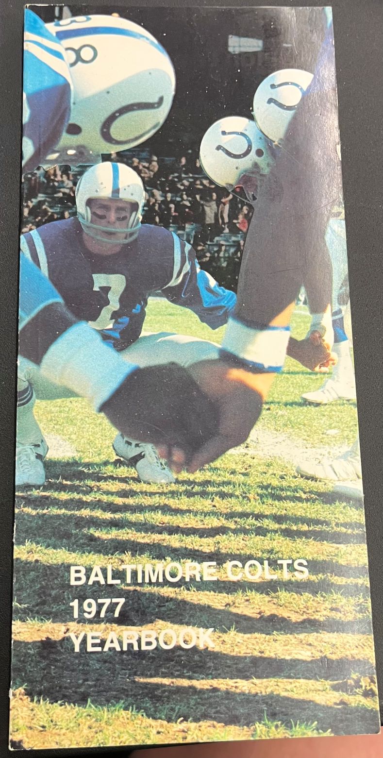 1977 Baltimore Colts Yearbook