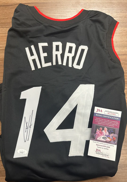 Tyler Herro Autographed Custom Jersey