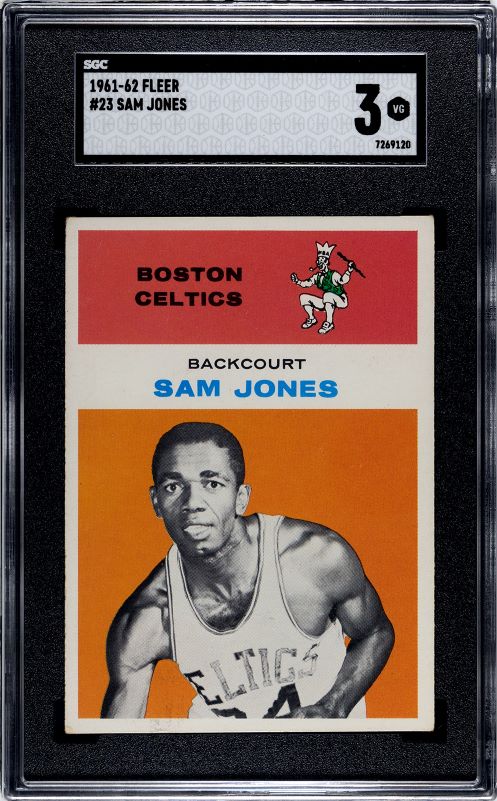 1961-62 Fleer Sam Jones RC