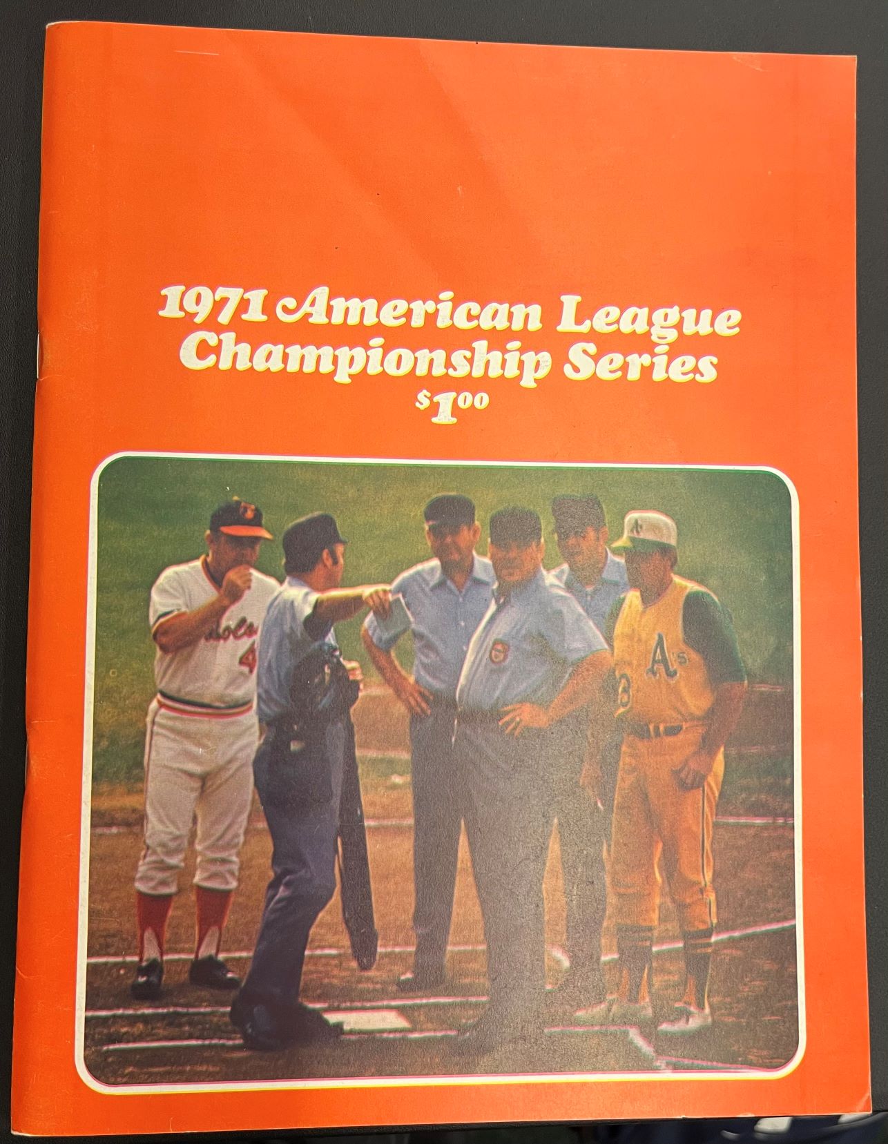 1971 Baltimore Orioles ALCS Program