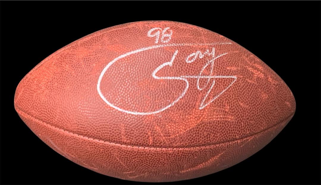 TONY SIRAGUSA SIGNED OFFICIAL ON FIELD NFL FOOTBALL