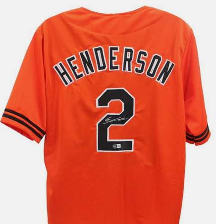 Gunnar Henderson Autographed Baltimore Custom Orange Baseball Jersey