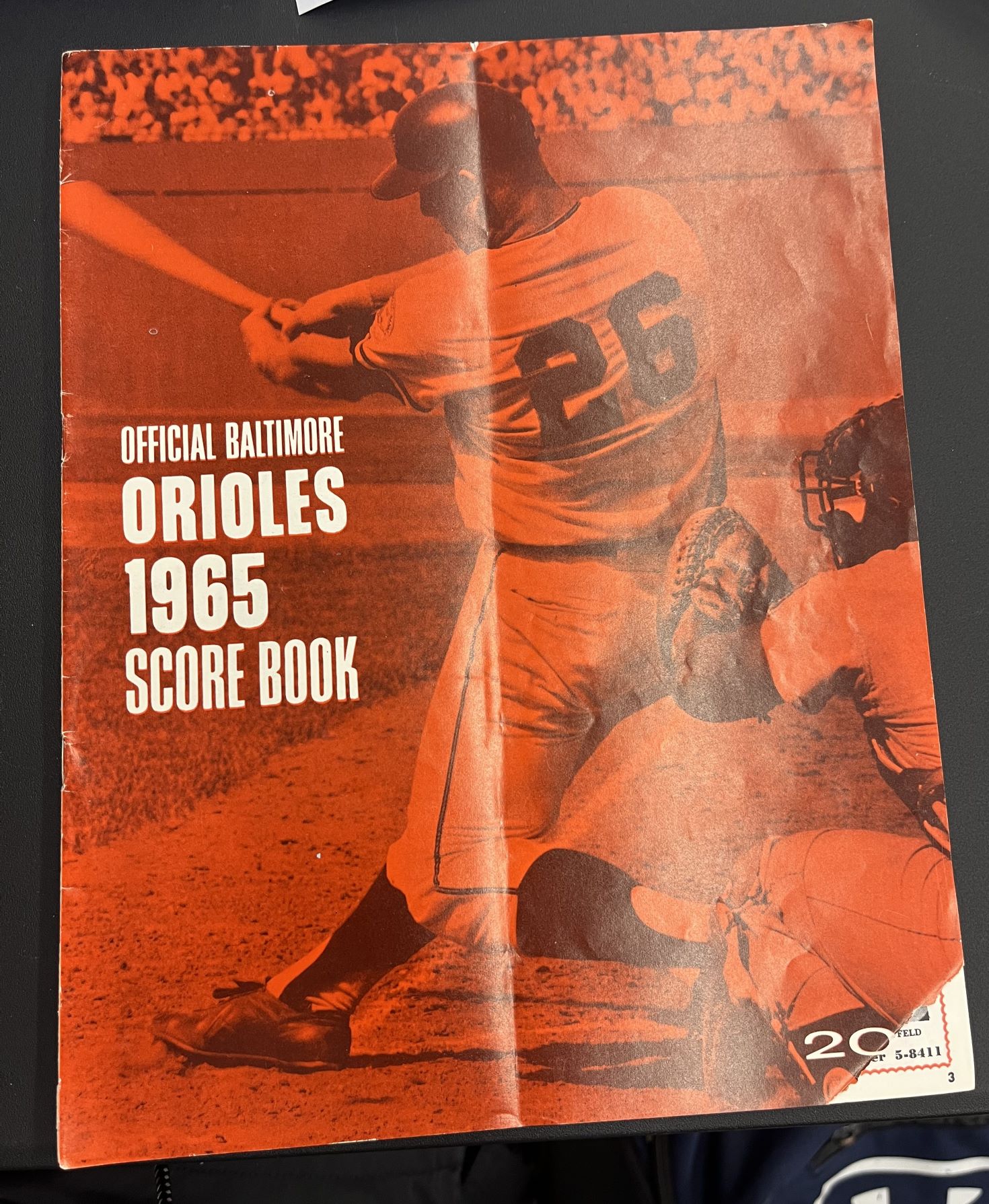 1965 Baltimore Orioles vs Chicago Whitesox Program