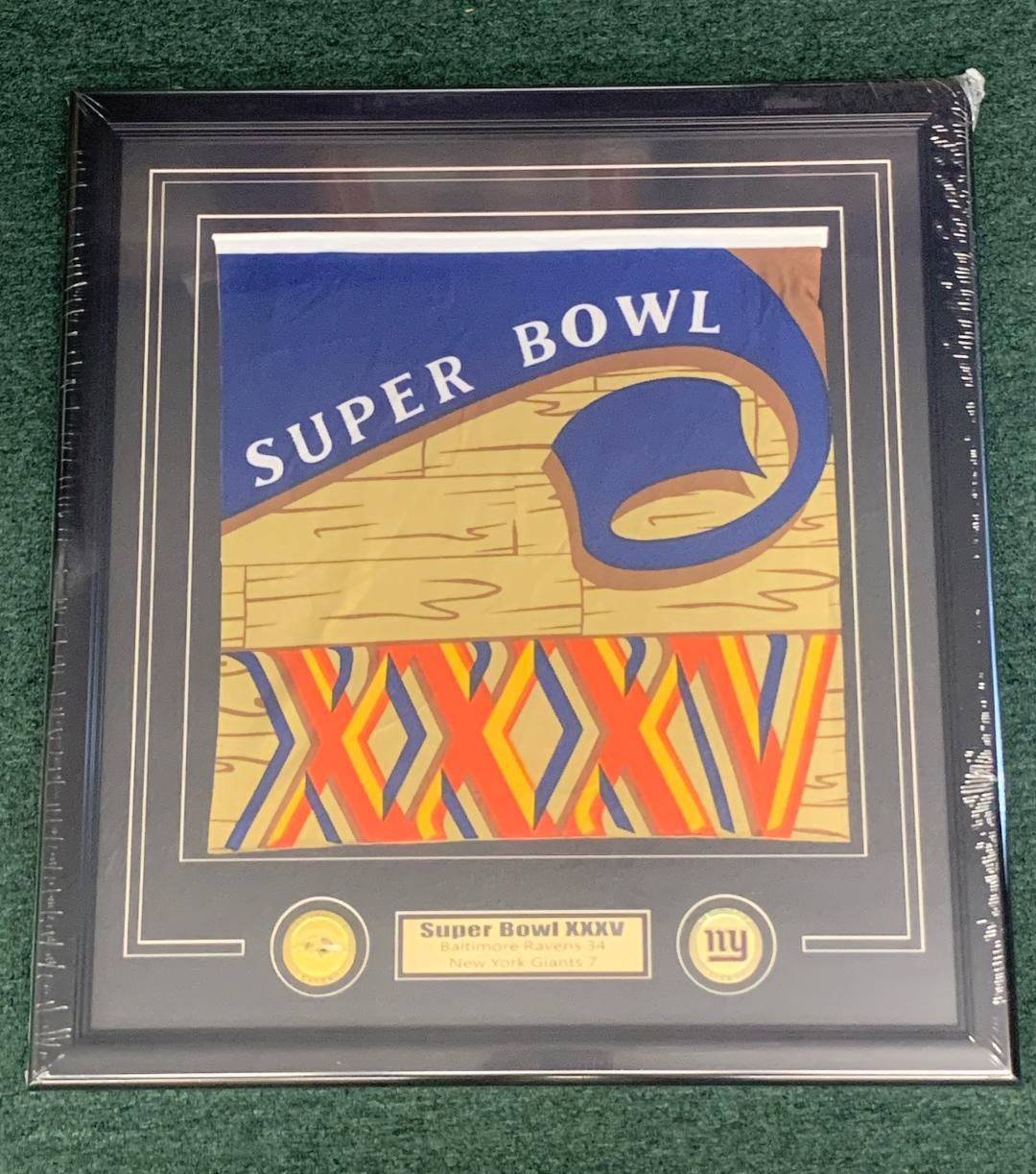 BALTIMORE RAVENS SUPER BOWL XXXV STREET BANNER