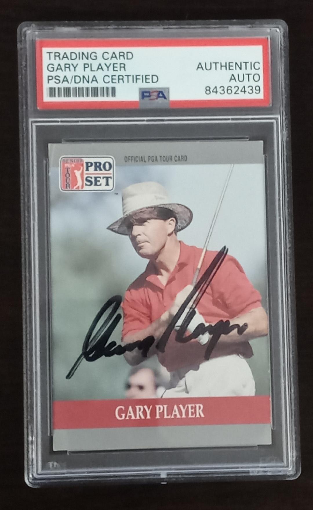 GARY PLAYER SIGNED 1990 PRO SET CARD