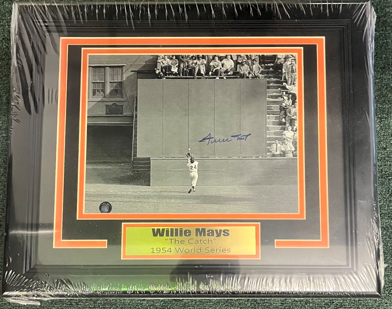 Willie Mays "The Catch" Signed Photo
