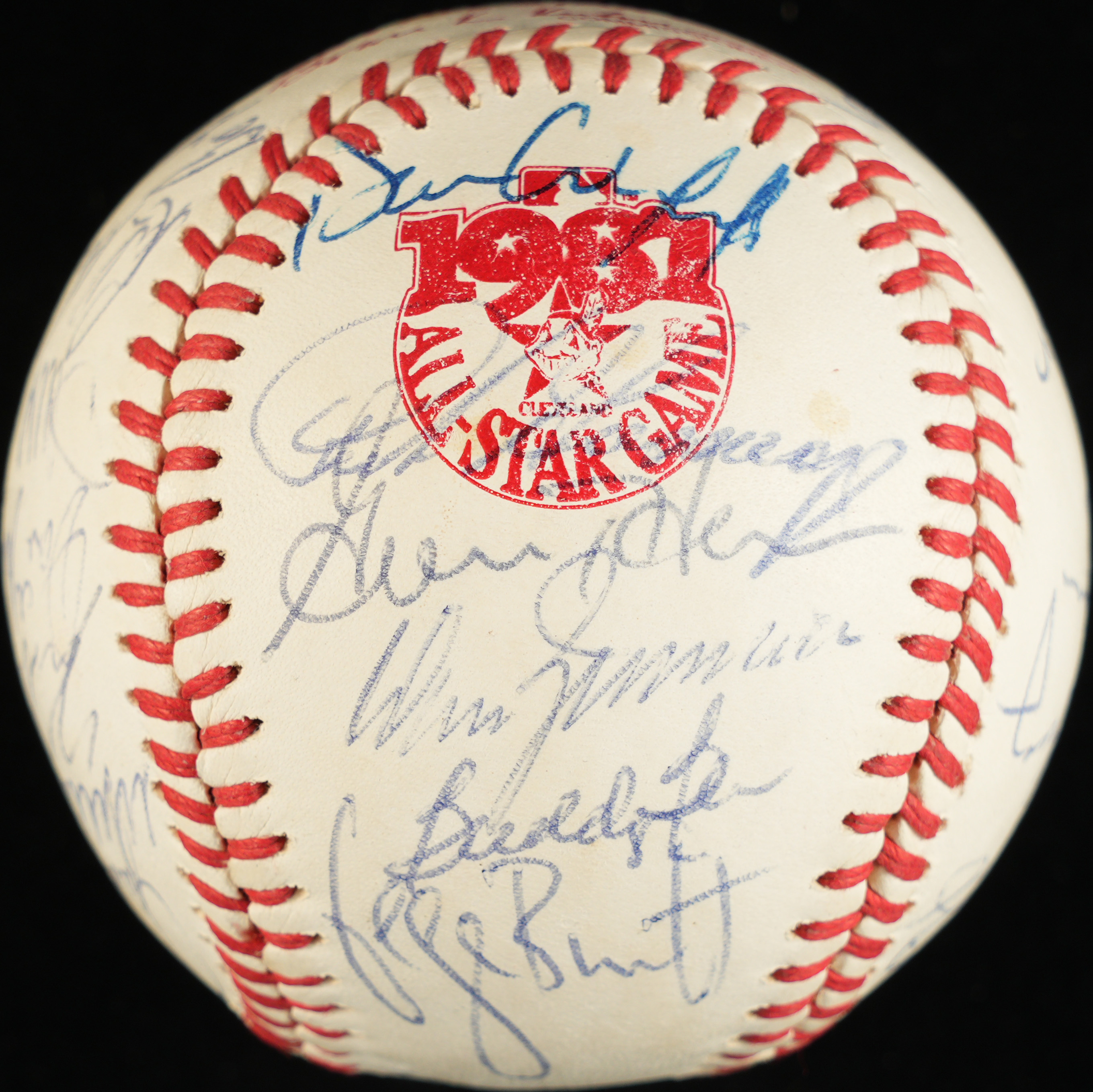 1981 AMERICAN LEAGUE ALL STAR TEAM SIGNED BASEBALL