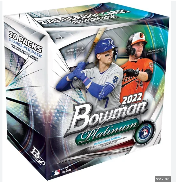 2022 Bowman Platinum Baseball Mega Box