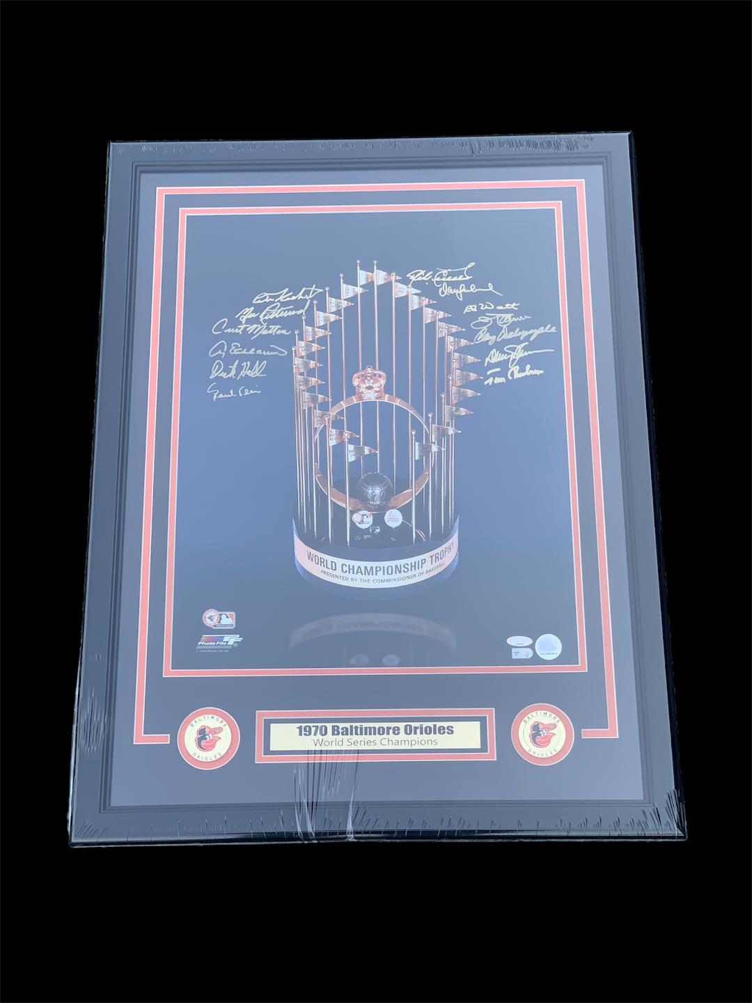 1970 BALTIMORE ORIOLES WORLD SERIES CHAMPIONS MULTI-SIGNED 16X20
