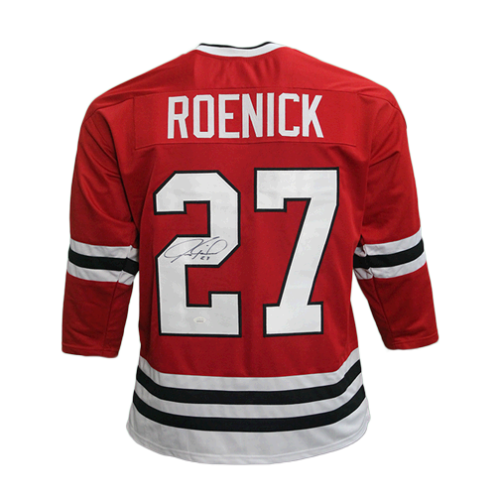 Jeremy Roenick Chicago Pro Style Autographed Hockey Jersey Red (JSA COA)