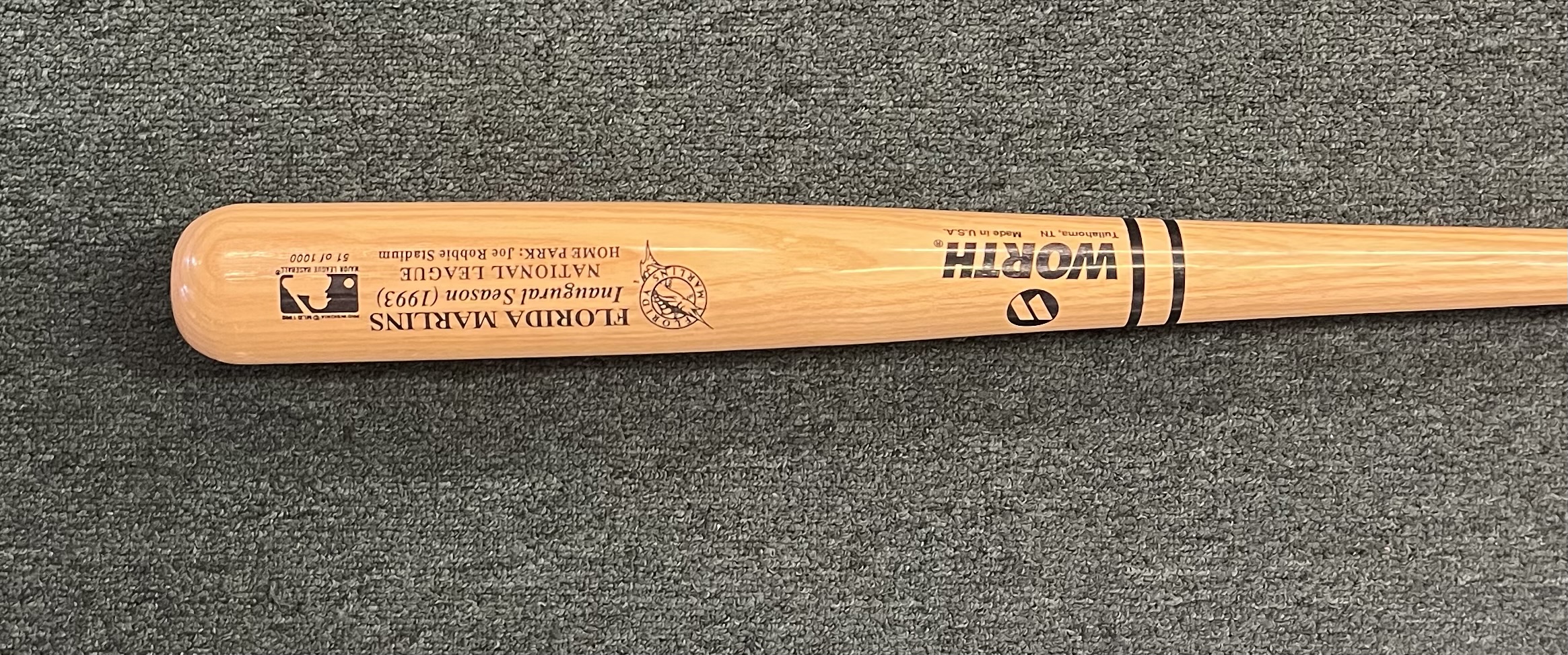 1993 Florida Marlins Inaugural Season  Bat