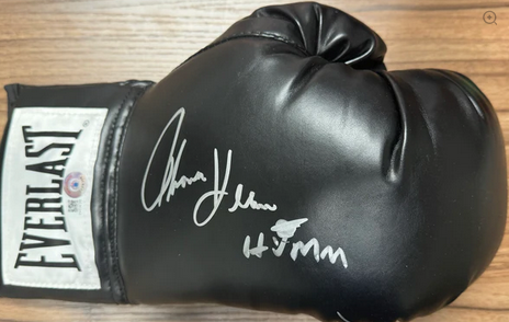 Thomas "Hitman" Hearns Autograph Everlast Boxing Glove