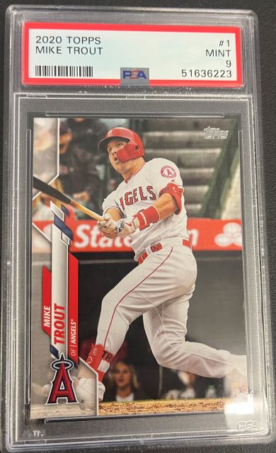 2020 Topps Mike Trout PSA 9