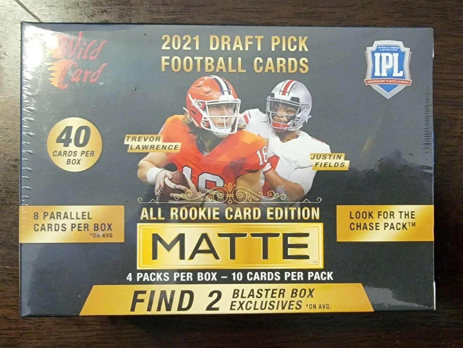  2021 Wild Card Matte Black Football NFL Blaster Box 