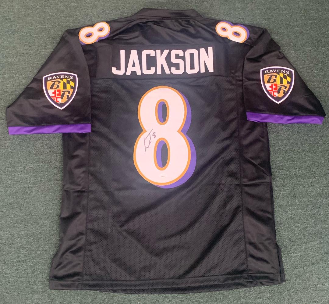 Lamar Jackson signed Baltimore Ravens Jersey (black)