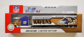 Baltimore Ravens 2001 Limited Edition Diecast Tractor Trailer 
