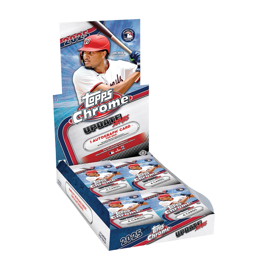2025 Topps Chrome Updates Baseball Factory Sealed Hobby Box