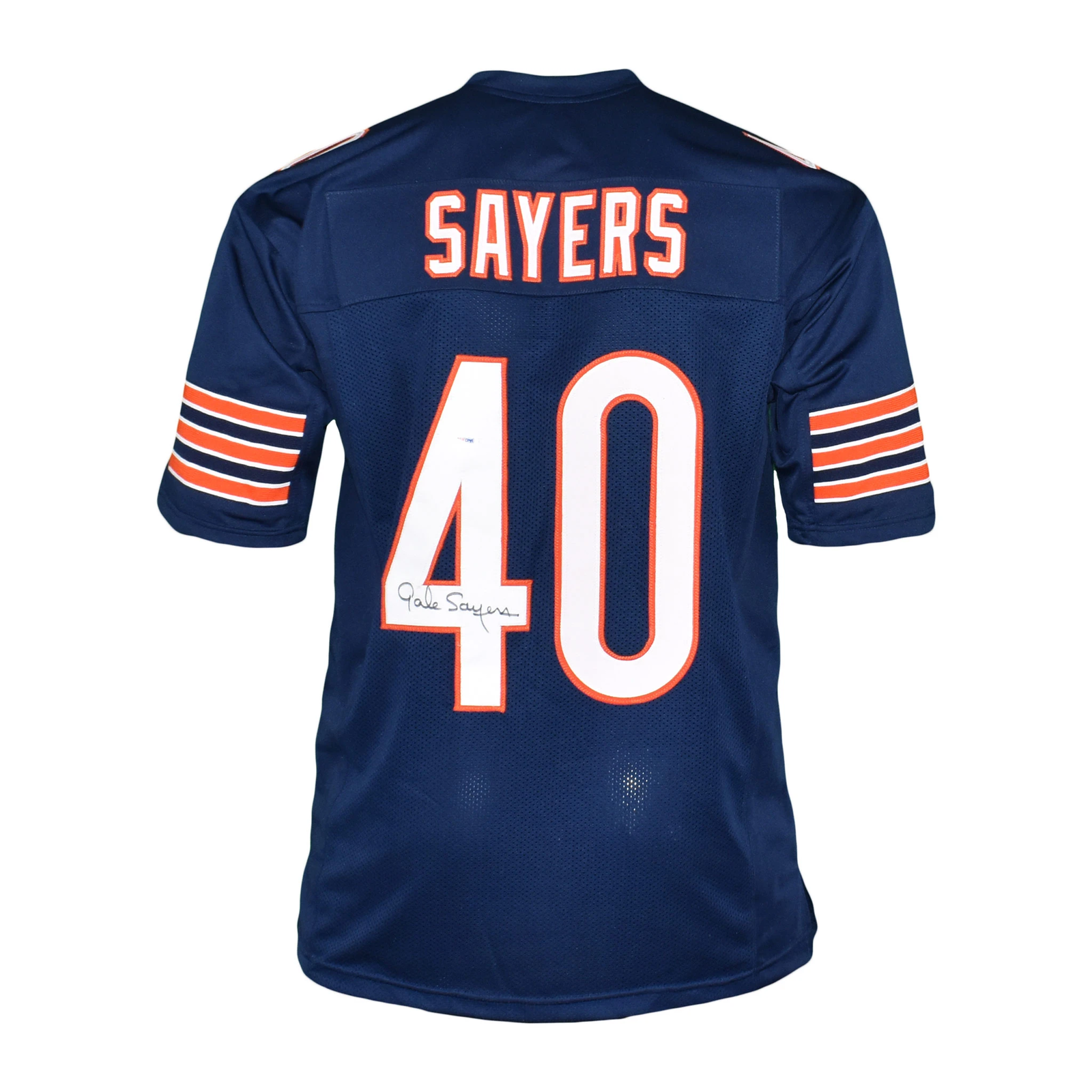 Gale Sayers Signed Pro Edition Blue Football Jersey (PSA)