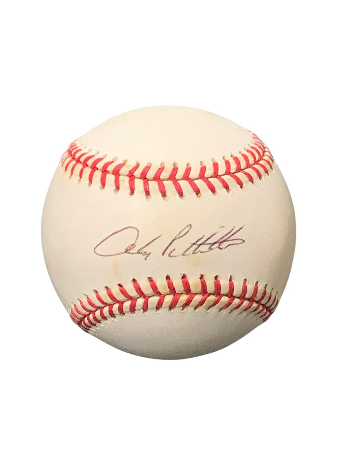 ANDY PETTITTE SIGNED OFFICIAL MAJOE LEAGUE  BASEBALL 