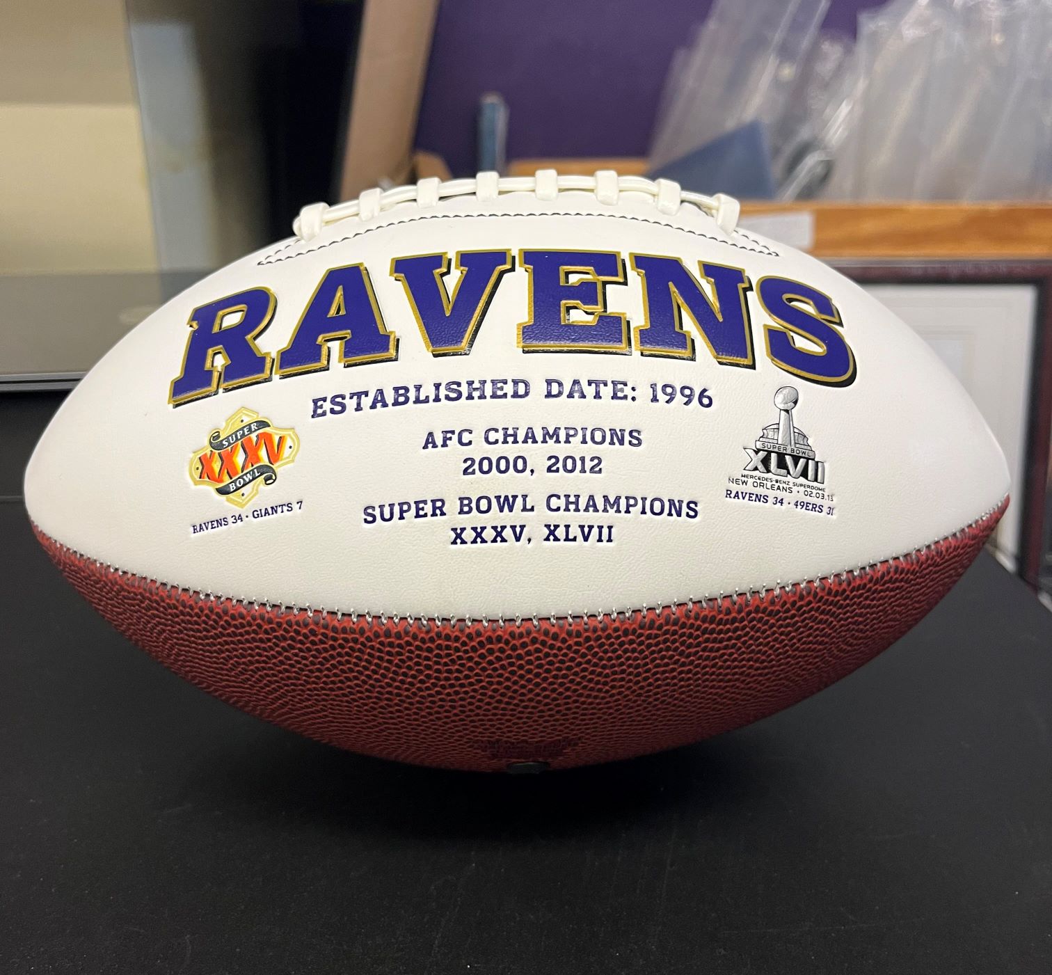 Baltimore Ravens Super Bowl Champions Football