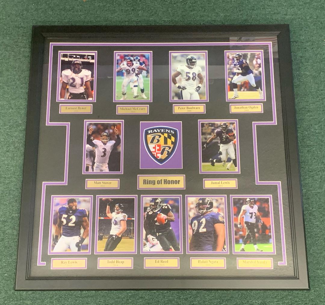 Baltimore Ravens Ring of Honor Collage