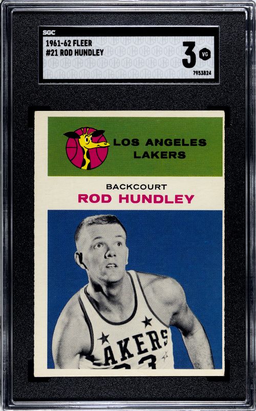 1961-62 Fleer Rod Hundley RC