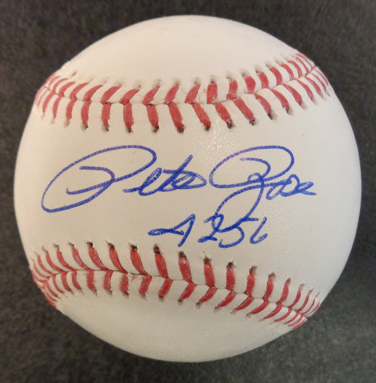 Pete Rose signed National League Baseball