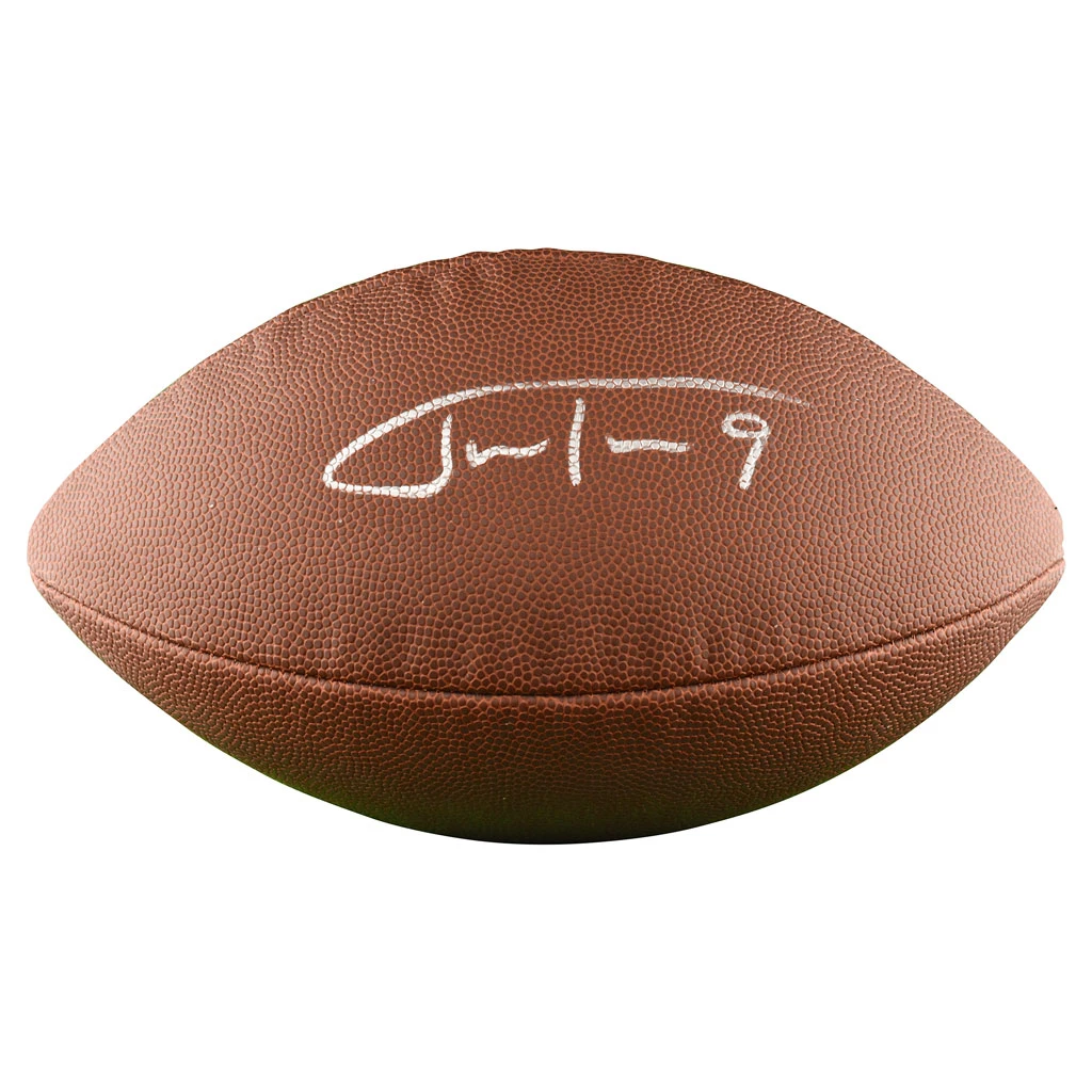 JUSTIN TUCKER SIGNED WILSON NFL FOOTBALL