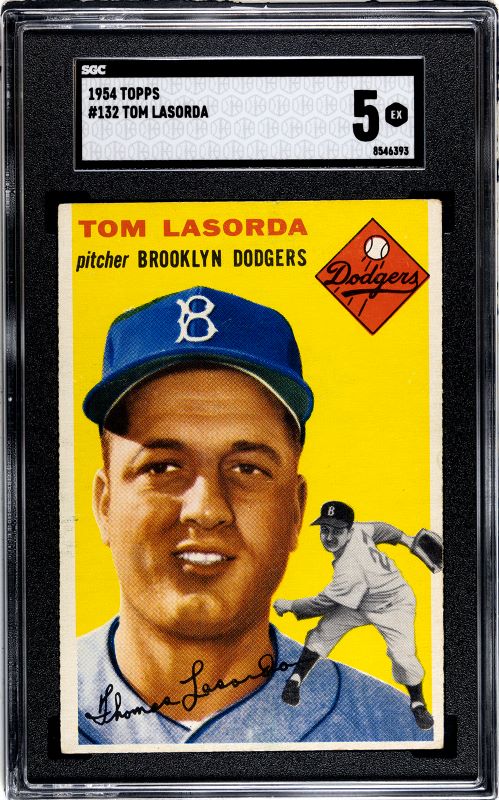 1954 Topps Tommy Lasorda RC