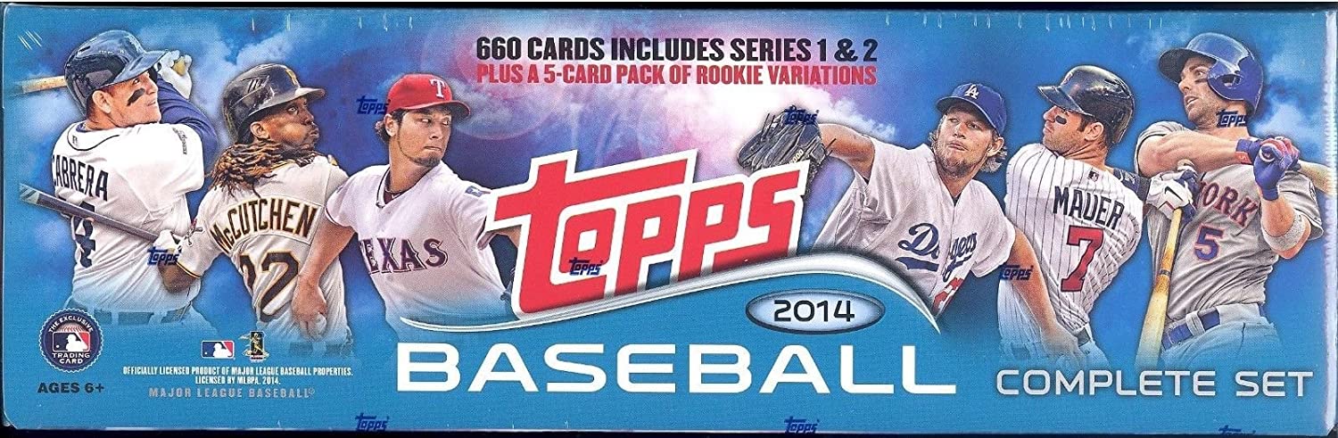2014 Topps Baseball Cards 660 Card Complete Factory Set (Series 1 & 2)