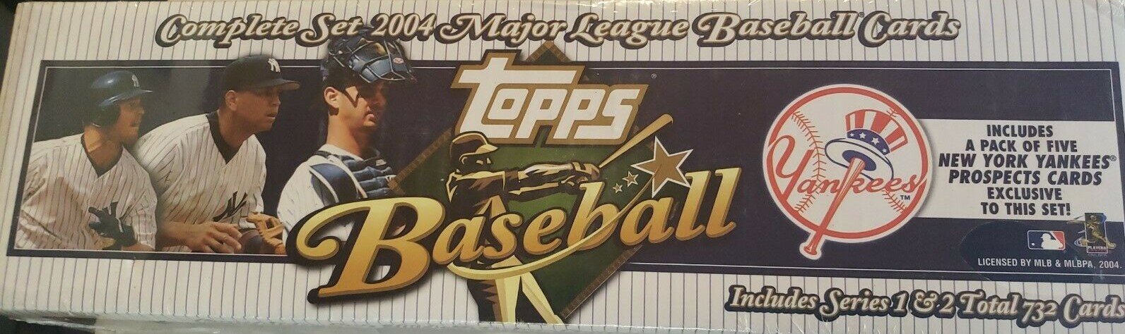 2004 Topps Baseball Card Factory Set Yankees Version