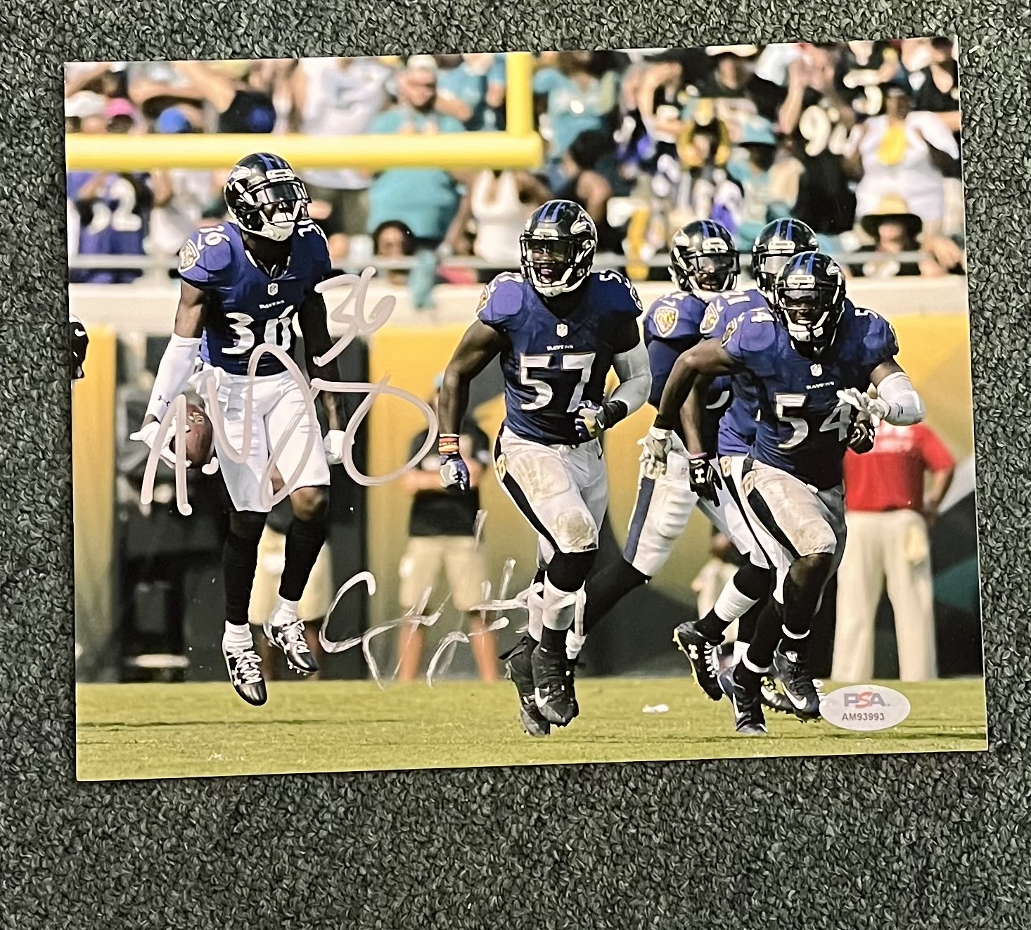 C.J. Mosley & Tavon Young Signed Photo