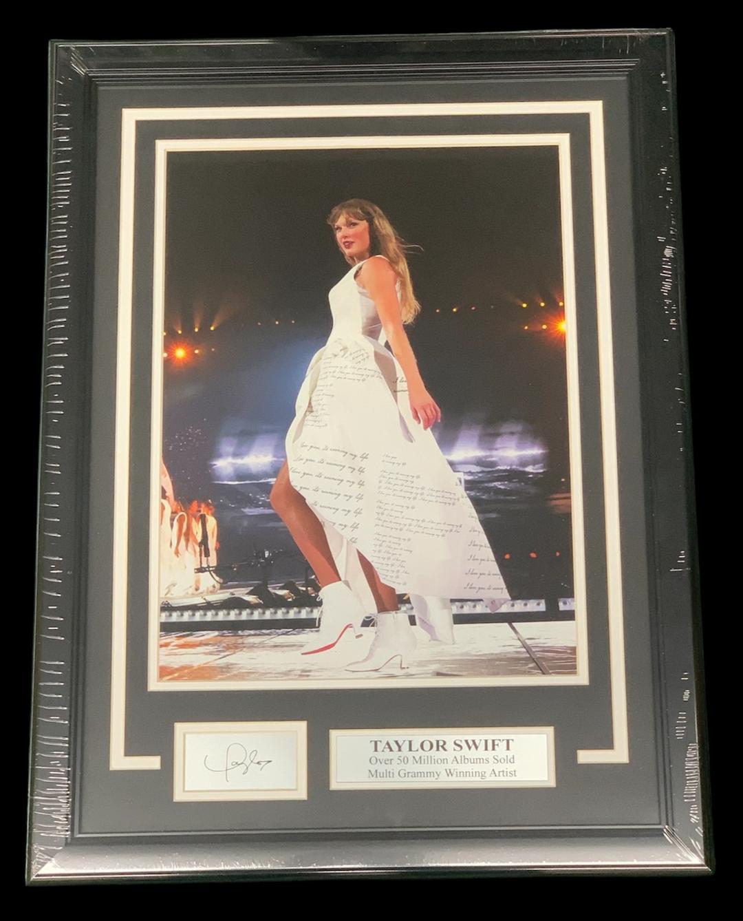 TAYLOR SWIFT ERAS TOUR ERAS TOUR 12X18 W/ LASER ENGRAVED SIGNATURE