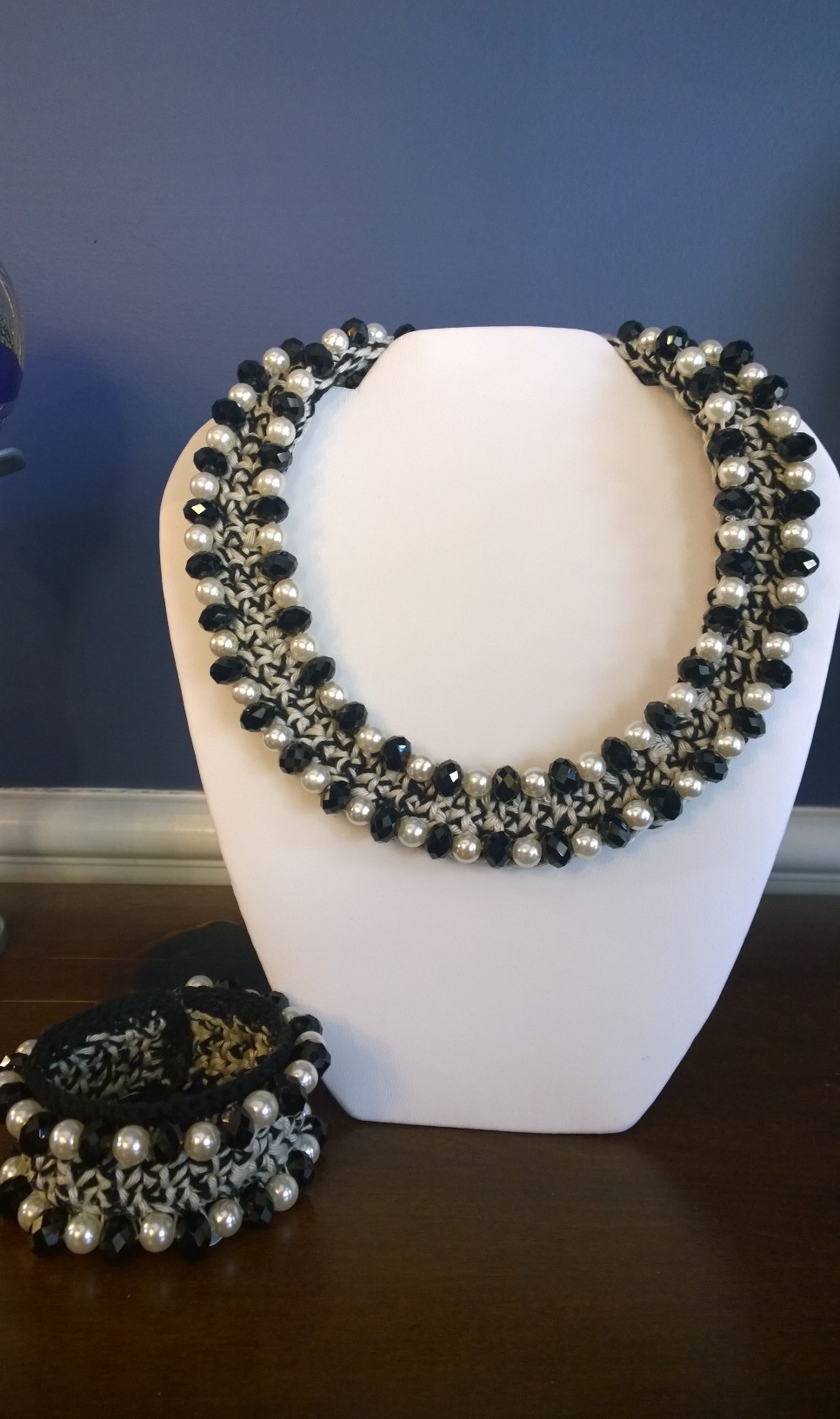 Domino Necklace and Bracelete Set  3N06 