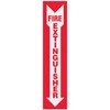 Fire Extinguisher Decal (skinny down arrow)