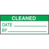 Cleaned - Date/By Decal