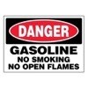 Danger Gasoline No Smoking No Open Flames Decal Stickers