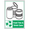 Food Tins and Drink Cans Recycle Only