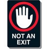 Not An Exit Decal (black)