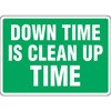 Down Time Is Clean Up Time Decal