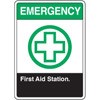 Emergency First Aid Station Decal (picture)