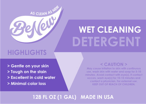BeNew Wet Cleaning Detergent