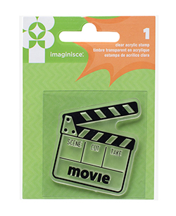 Clear Acrylic Stamp: Movie