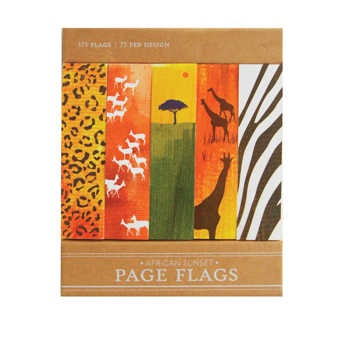 Page Flags: African Sunset